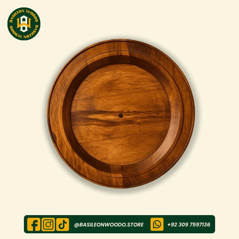 Handcrafted Sheesham Wooden Carved Hotpot